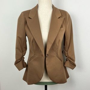 Modcloth Brown Blazer Jacket